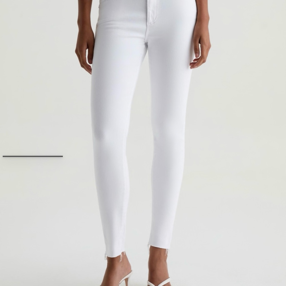 AG Adriano Goldschmied Women's Crisp White Skinny Jeans